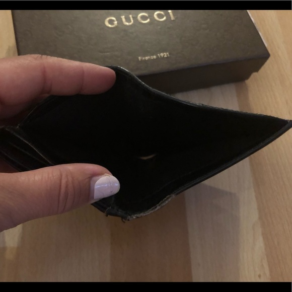 Authentic GUCCI unisex Jackie O leather wallet - Picture 10 of 11